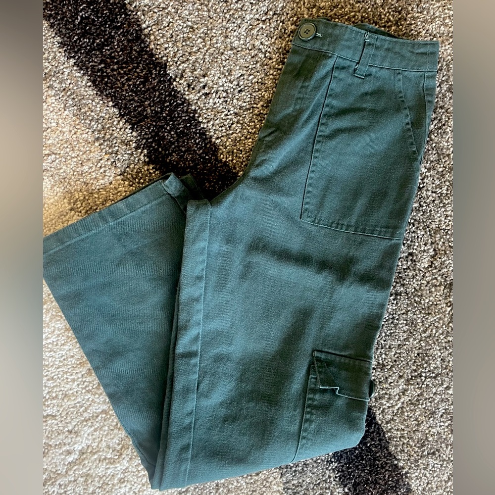 Dark Teal Cargo Pants